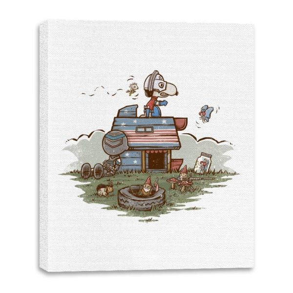 The Beagle and the Eagle - Canvas Wraps Online now - Image 3