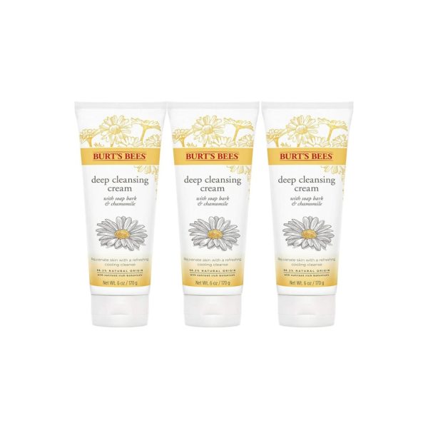 3 Tubes of Burt’s Bees Deep Facial Cleansing Cream Online Sale