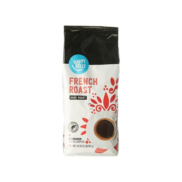 Happy Belly French Roast Ground Coffee, Dark Roast For Cheap